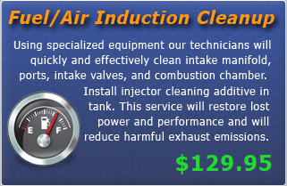 fuel/air induction cleanup